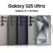 رنگ بندی کامل گلکسی S25 Ultra سامسونگ به‌همراه نام نهایی آن‌ها فاش شد