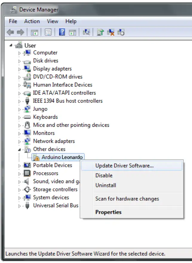 درایور آردوینو