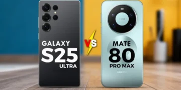نمایشگر گلکسی S25 اولترا در برابر میت 80 پرو مکس؛ نبرد پرچمداران