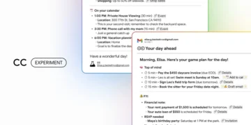 گوگل CC معرفی شد: دستیار هوش مصنوعی جدید برای مدیریت زندگی روزمره شما