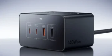 شیائومی از شارژ رومیزی ۱۴۰ وات با پورت‌های متعدد و قیمت رقابتی رونمایی کرد